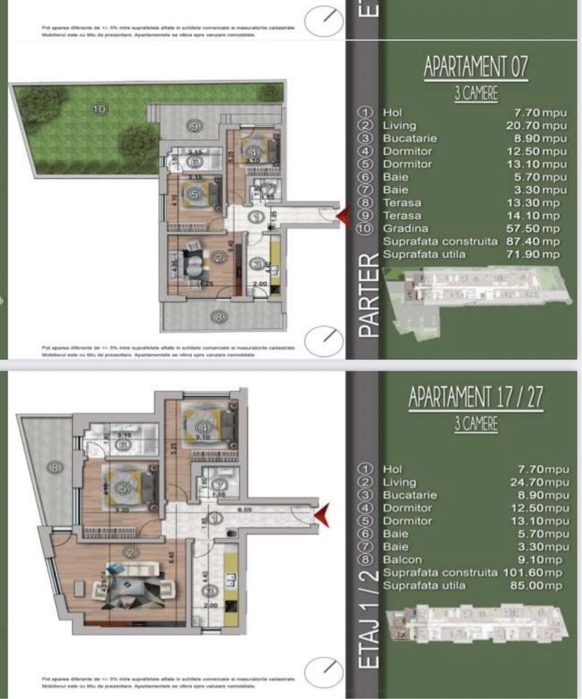 Apartamente de vânzare.(Zona Rahova-Calea 13 Septembrie)