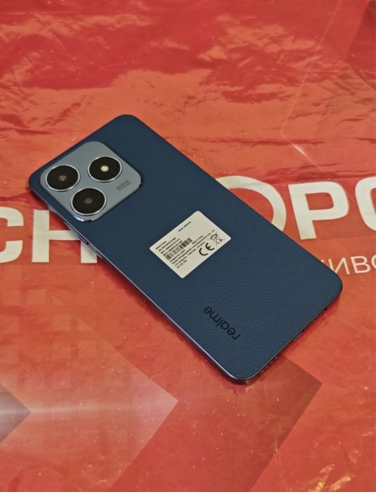 КАТО НОВ 256GB Realme C63 Гаранция Технополис 2027г. Blue / Син