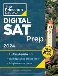 Princeton Review Digital SAT Prep, 2024: 3 Practice Tests