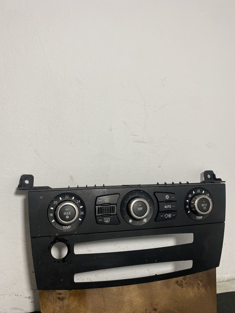 Panou comanda clima AC BMW E60 E61 Seria 5 2003-2010 520d 525d 530d