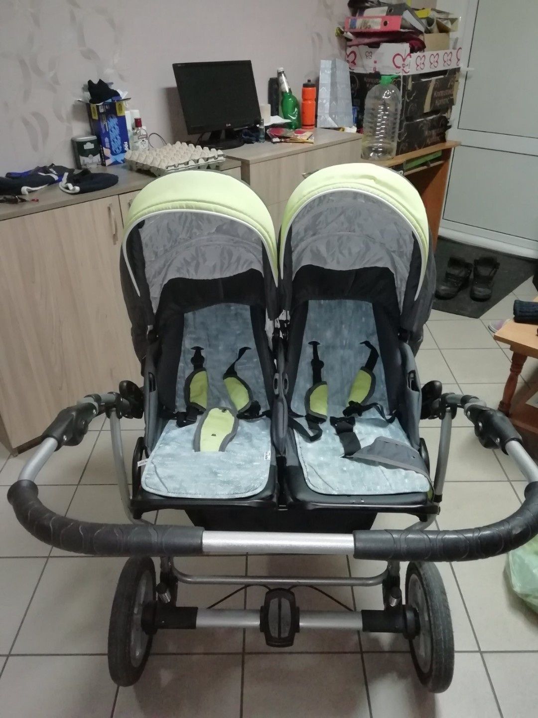 Детска количка за близнаци MIKADO