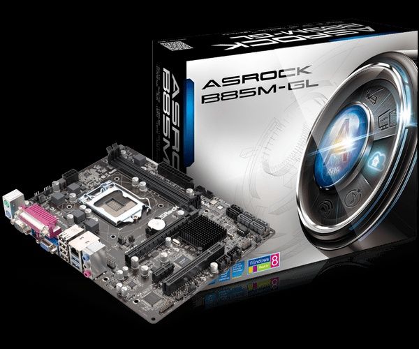 asrock b85m-gl материнская плата