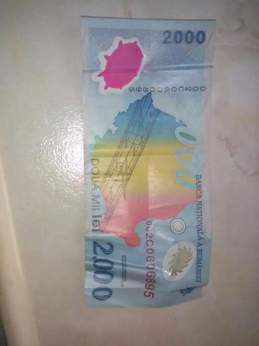 Vand bancnota 2000lei cu eclipsa