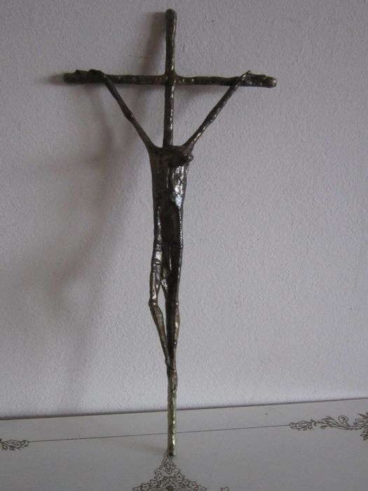 cadou deosebit   Erwin  Huber 1983 Crucifix Cruce