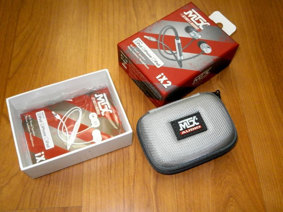 Casti cu comanda pe fir ( Apple ) , MTX StreetAudio iX2 Black