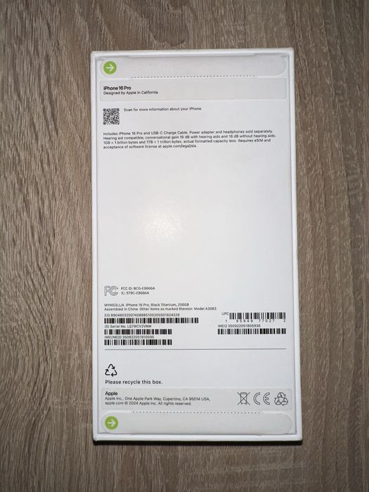 iphone 16 pro 256GB