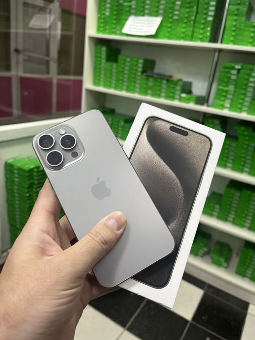 Iphone 15 pro max natural titan 256gb