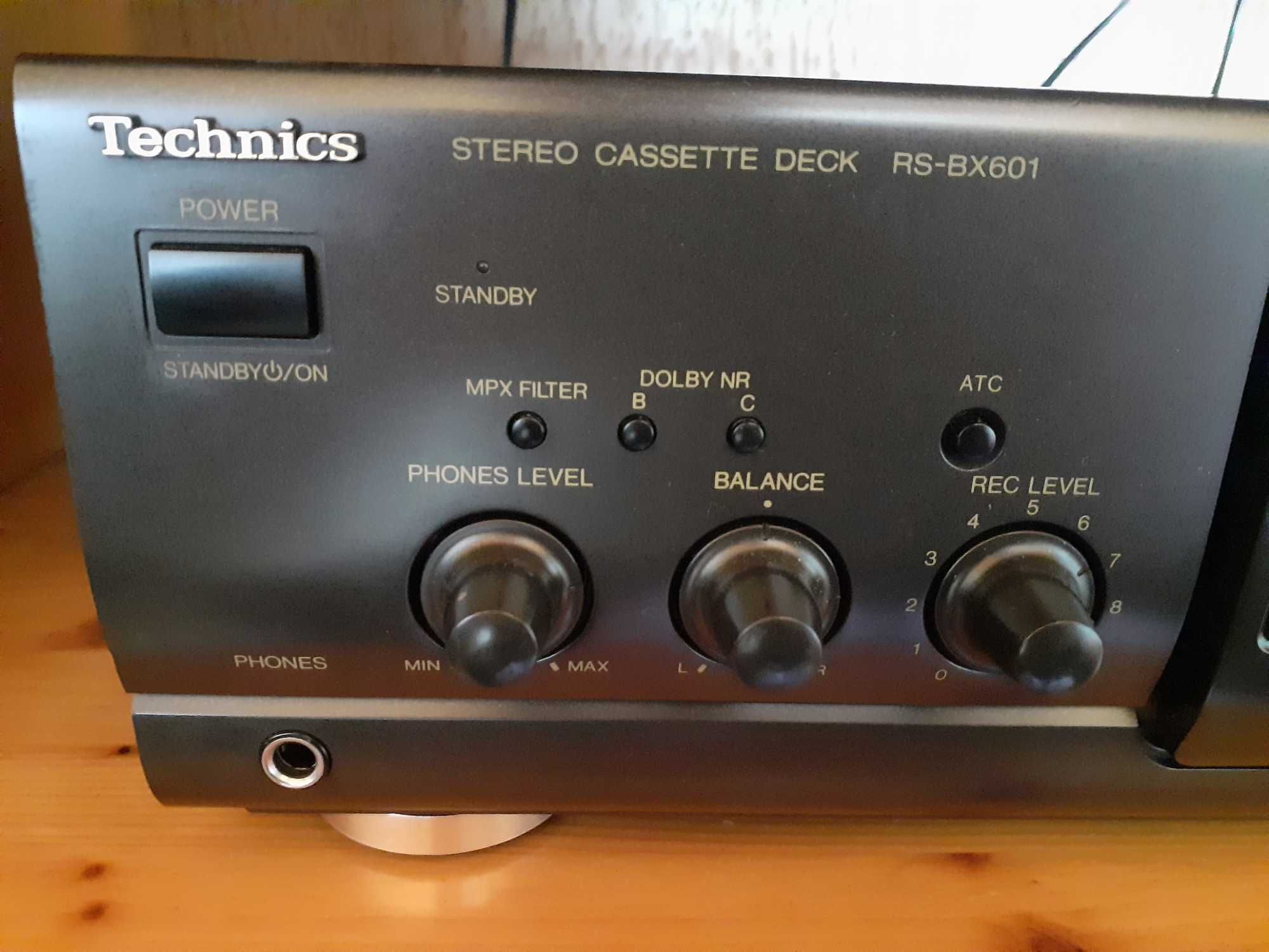 Идеален дек Technics RS-BX 601- 3 глави и 3 мотора-Японски ,като Нов