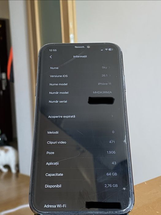 iPhone 11 Gri, 64Gb
