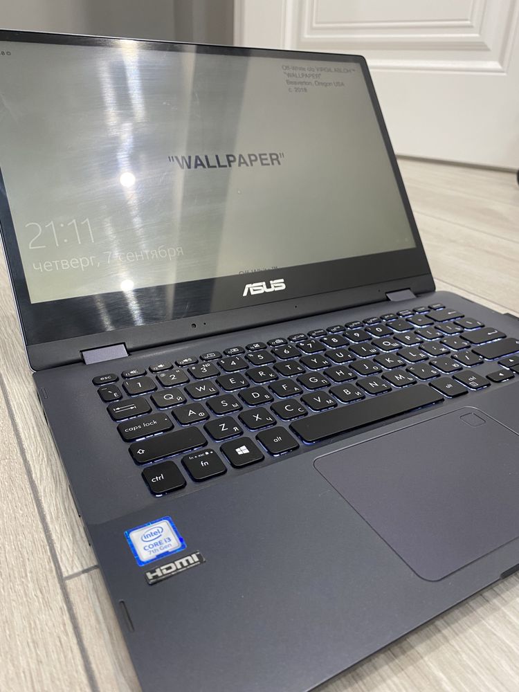 Asus vivobook flip 14, сенсорный экран, имеется стилус