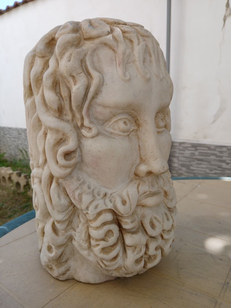 скулптура, римска глава,мраморна