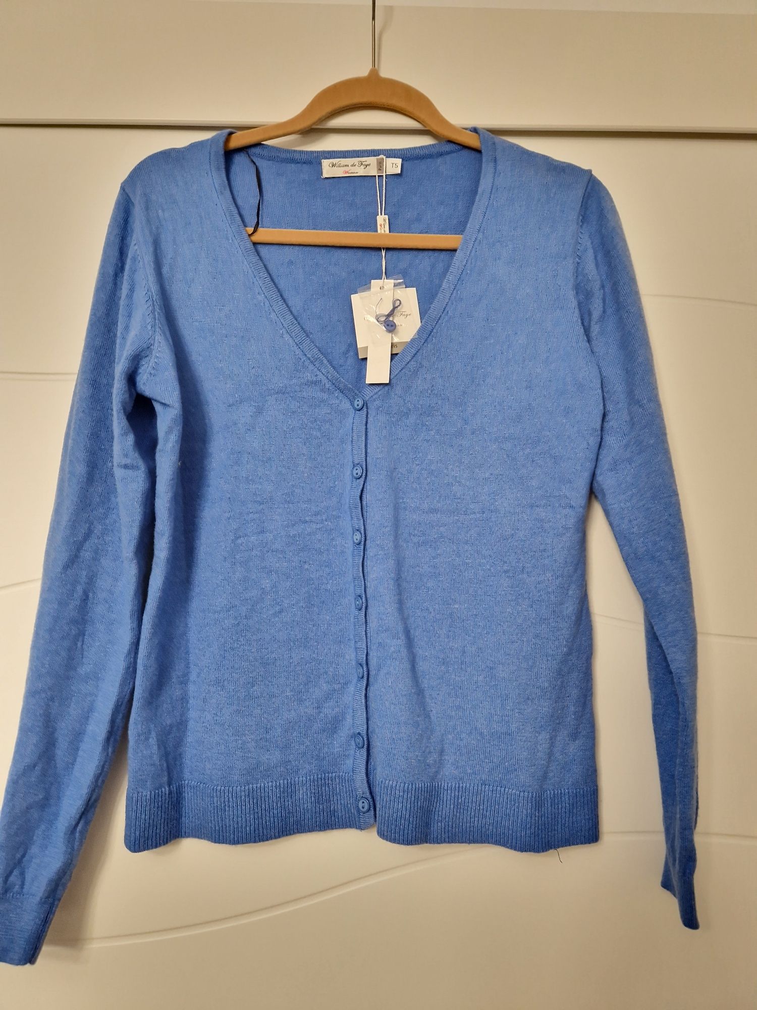 Nou! Cardigan casmir si matase william de faye paris