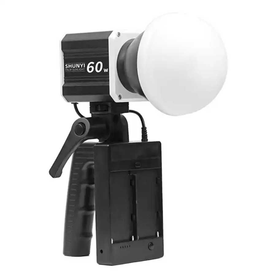 Ручной Led Свет SHUNYI для фото и видео 60 ватт + 2 батарее NP-F750