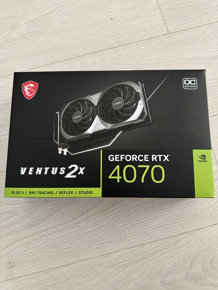 Placa video MSI GeForce RTX 4070 VENTUS 2X E OC 12GB GDDR6X 192-bit