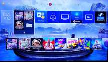 75 jocuri + PS4 1TB cu 2 Manete, cu GTA V, Fortnite, MK 11, NFS Heat