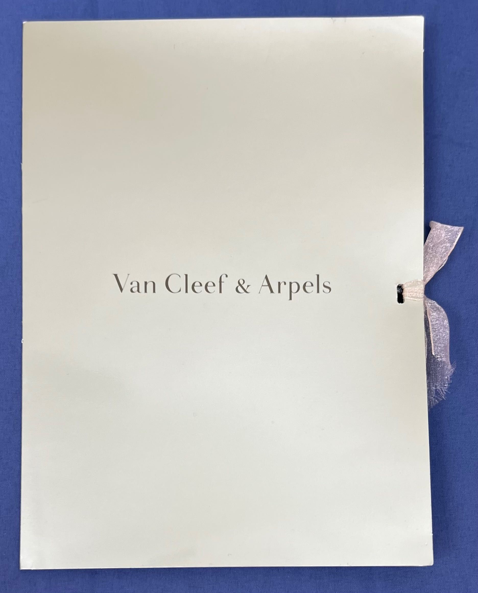 Серьги и кольцо Van Cleef and Arpels (оригинал) бриллианты