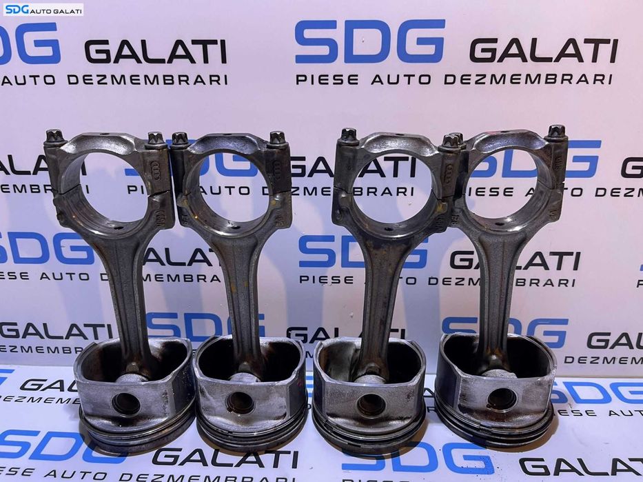 Set 4 Pistoane Complete cu Biele Skoda Superb 2 1.8 T AWT 2002 - 2008 Cod 06BA