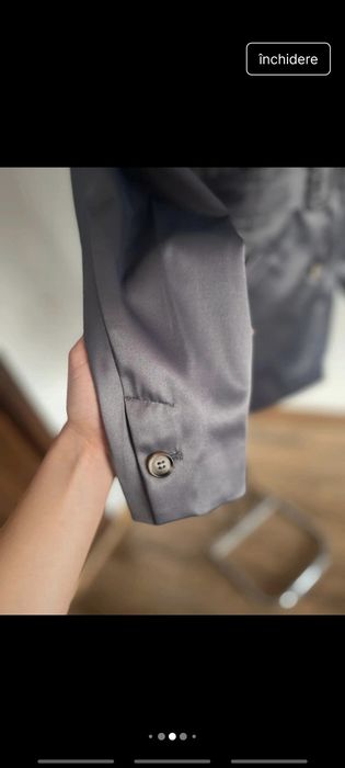 Sacou cu efect satinat