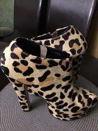 ghete leopard Topshop