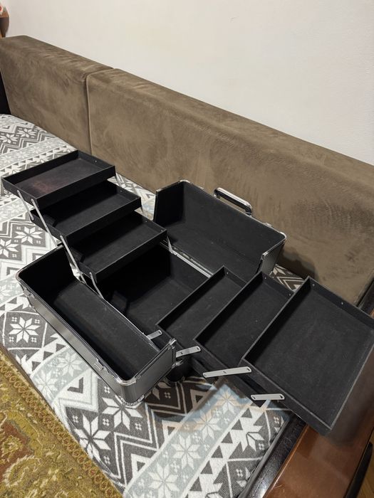 Geanta profesionala pentru cosmetice si manichiura -  LUXORISE Black