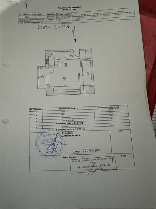 Garsoniera Gavana 3 bloc 2010