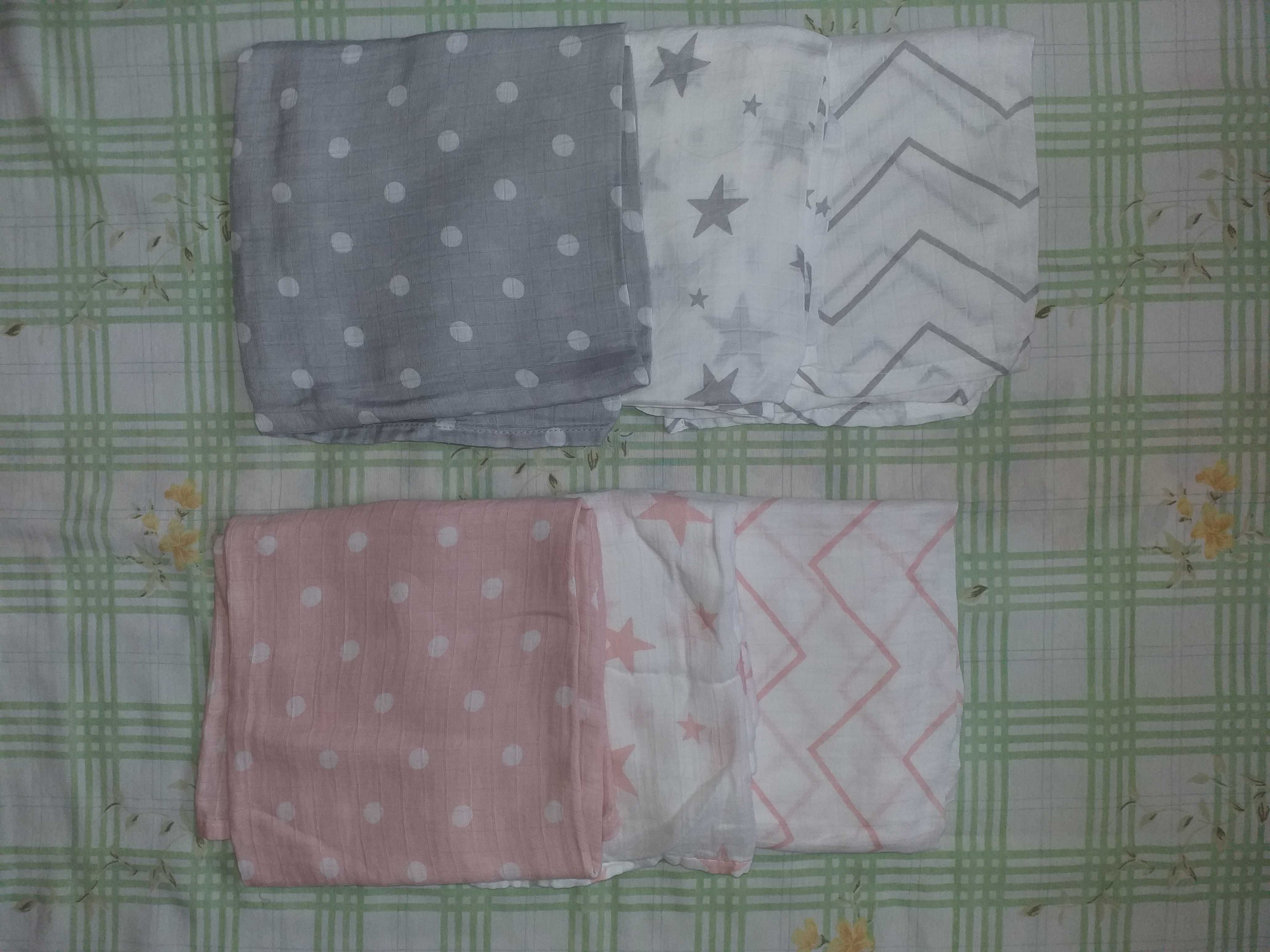 Бебешки пелени / одеяла - памучни / муселинови