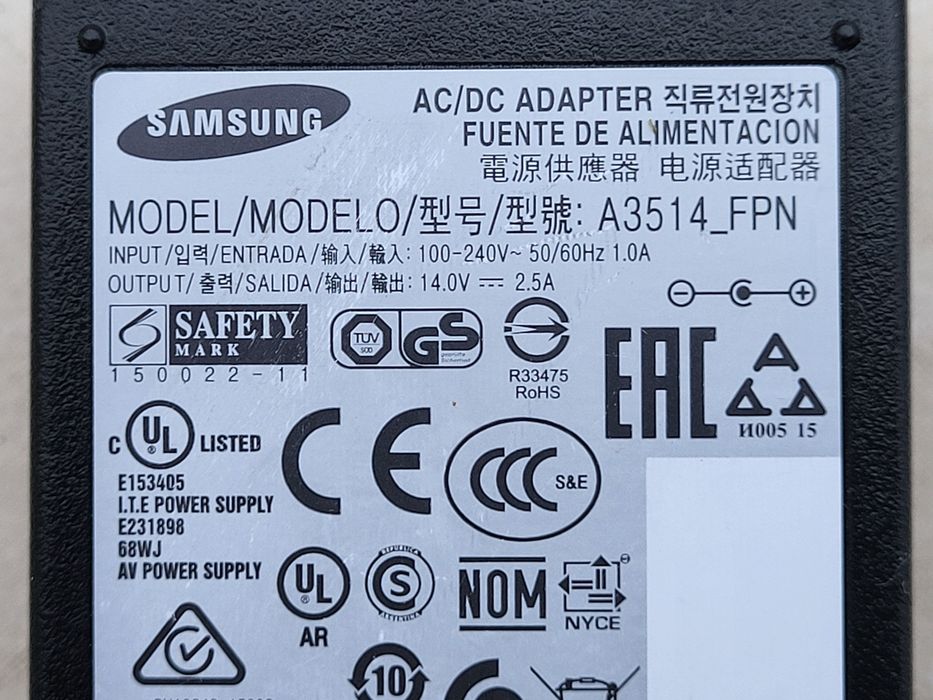 Alimentator Samsung A3514, 14V 2,5A 35W