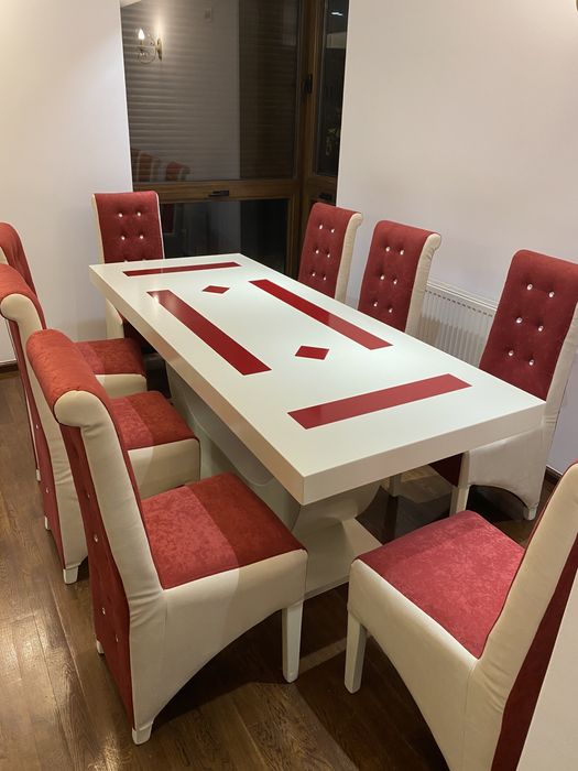 Set Masa + scaune 8 persoane