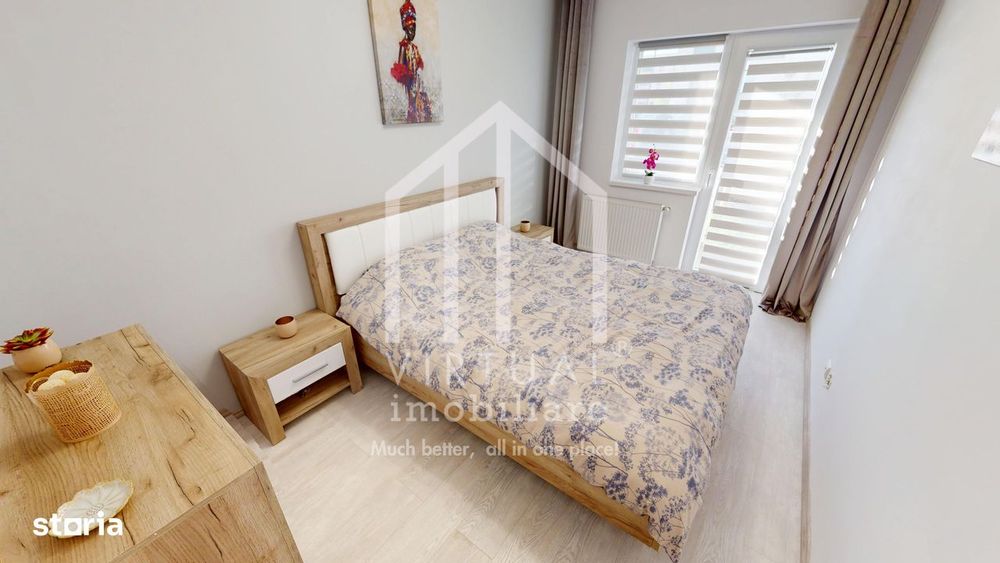 Apartament de inchiria in Sibiu, 3 camere 60 mp utili + balcon de 9 mp