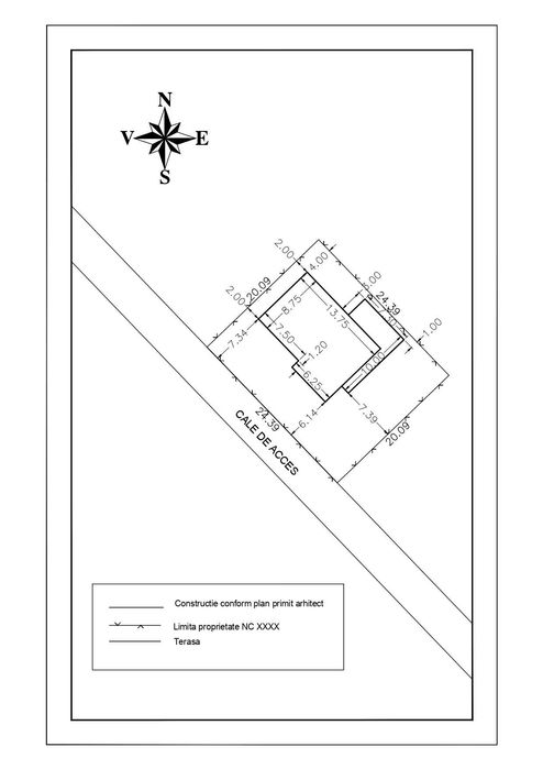 Trasare teren/limite de proprietate/intarusare/constructie