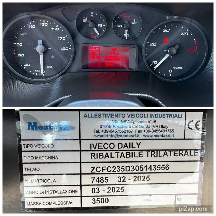 Iveco Daily 35C 18 / bascula de fabrica pe cutie - sateliti blocabili