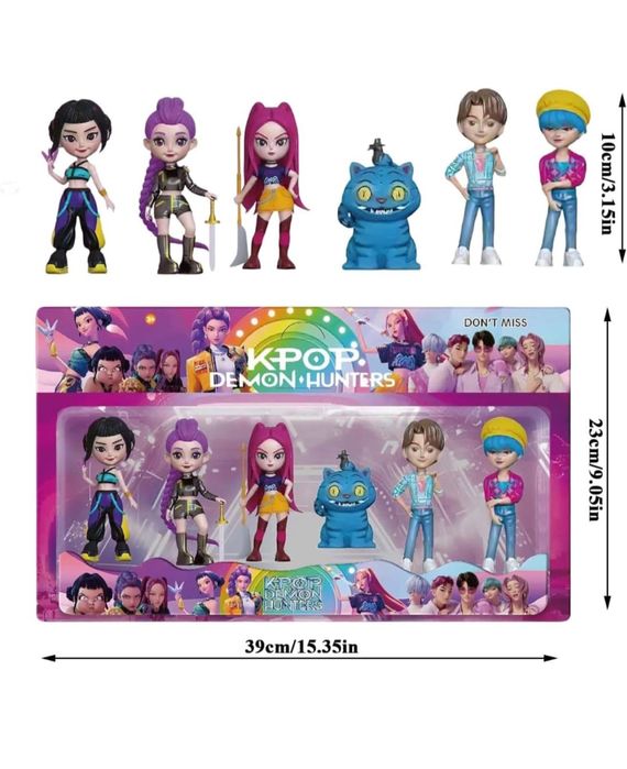 Комплект фигурки KPOP Demon Hunters 10см