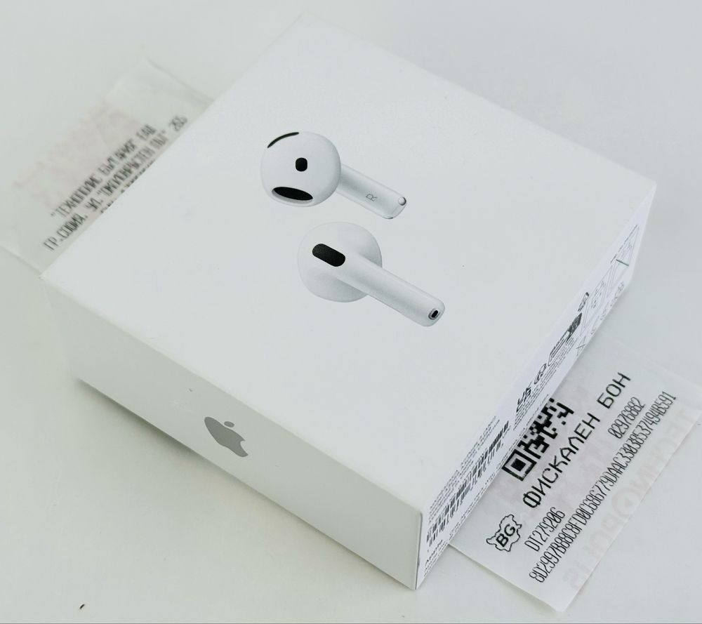 НОВИ! Apple AirPods 4 with Active Noise Cancellation 2г. Гаранция!