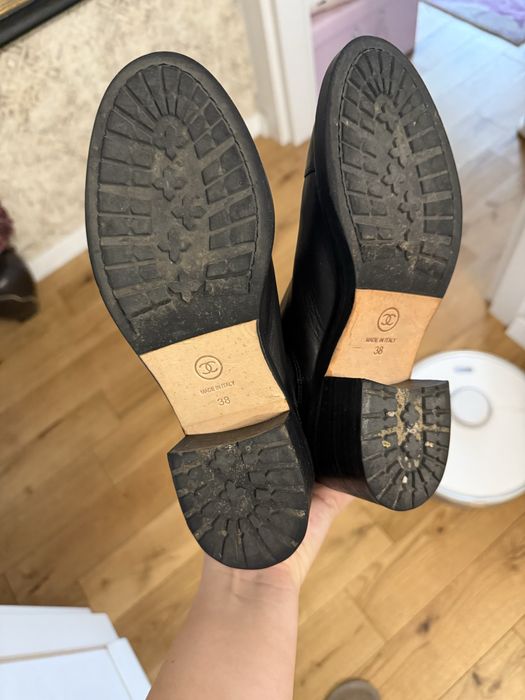 Ghete integral de piele chanel