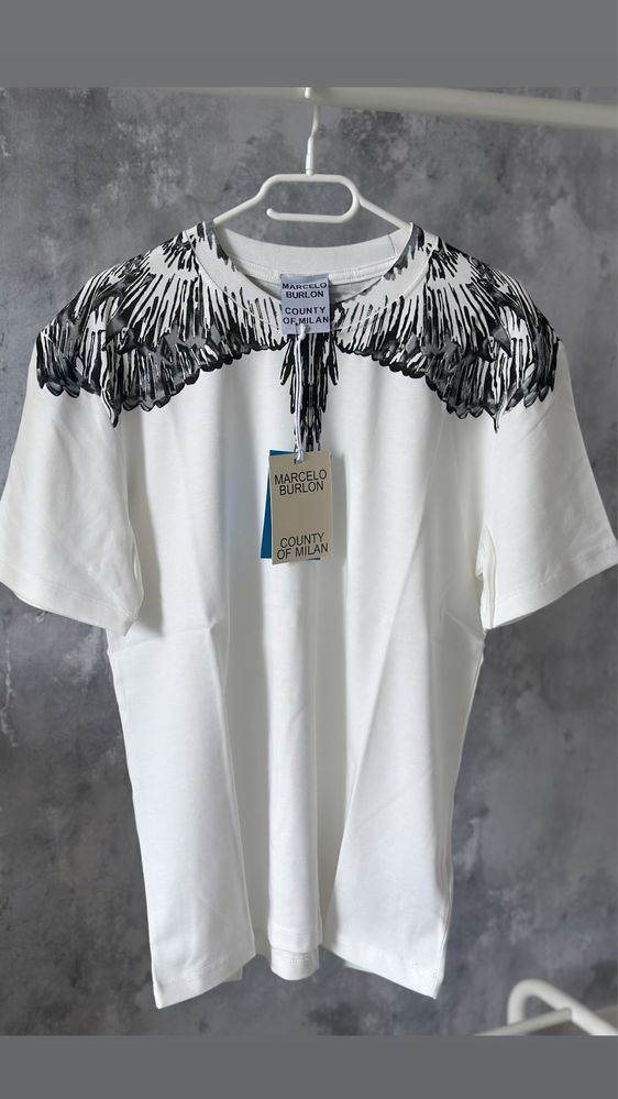 Tricou Marcelo Burlon White Premium xl xxl