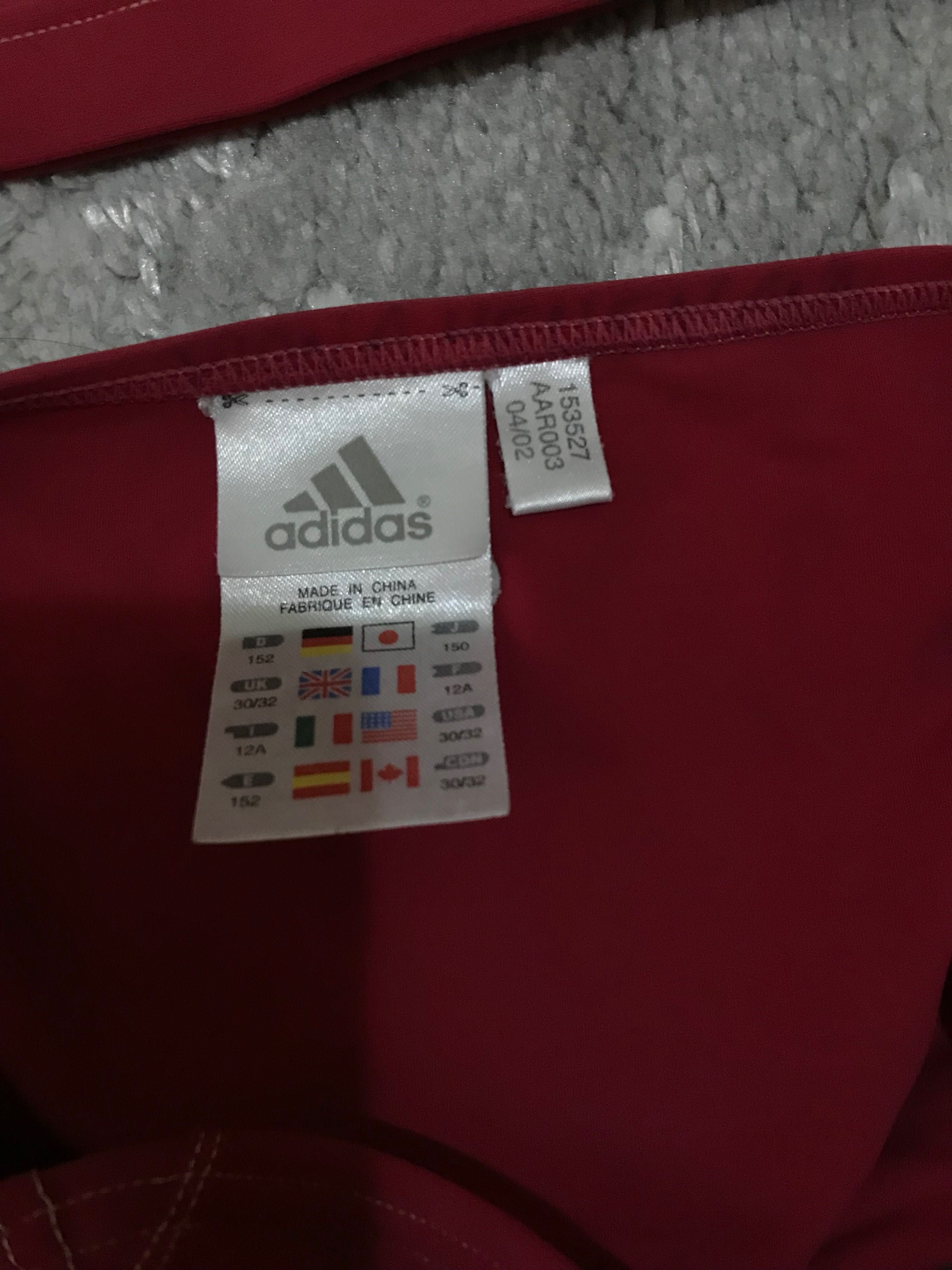 Детски бански от две части, марка Adidas.