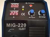 Професионален CO2 Заваръчен/ Телоподаващ апарат MIG 220 -ТЕЛОПОДАВАЩО