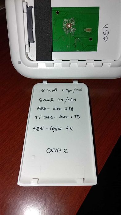 NVR 4K cu WiFi+LAN 8 canale pentru camerele smart XMEYE ICSEE ONVIF2