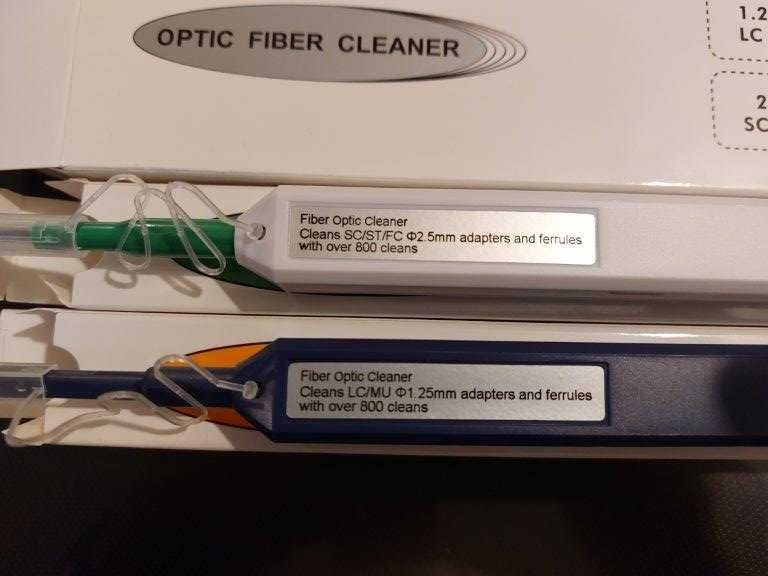 Set 2 creioane curatare conectori fibra optica SC - LC