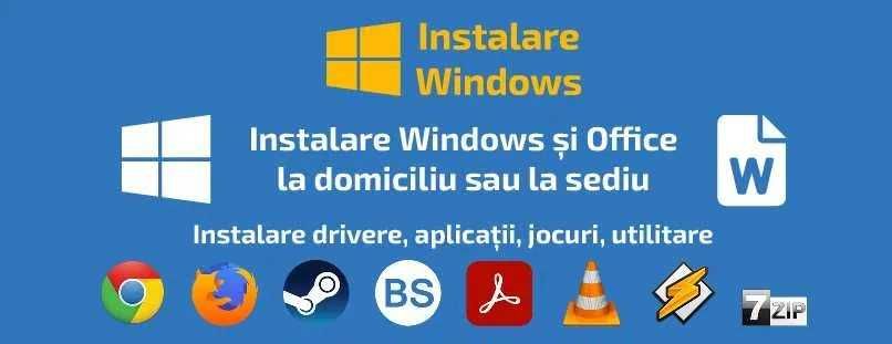 Instalare Windows la domiciliu , update Bios , reparatii pc