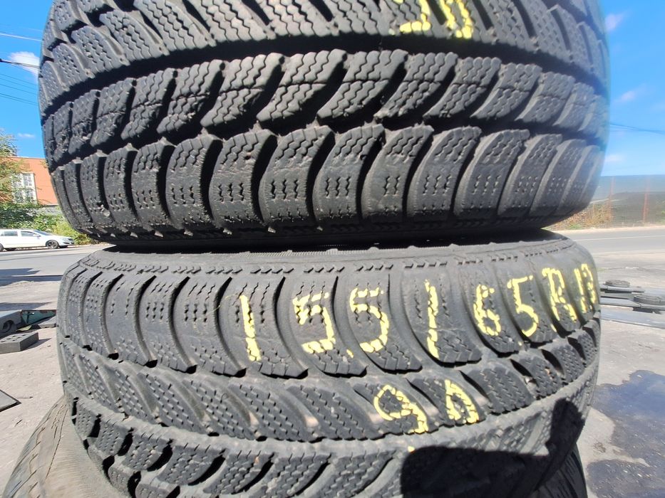 2 anvelope iarna 155/65r13 Sava Montaj Gratuit