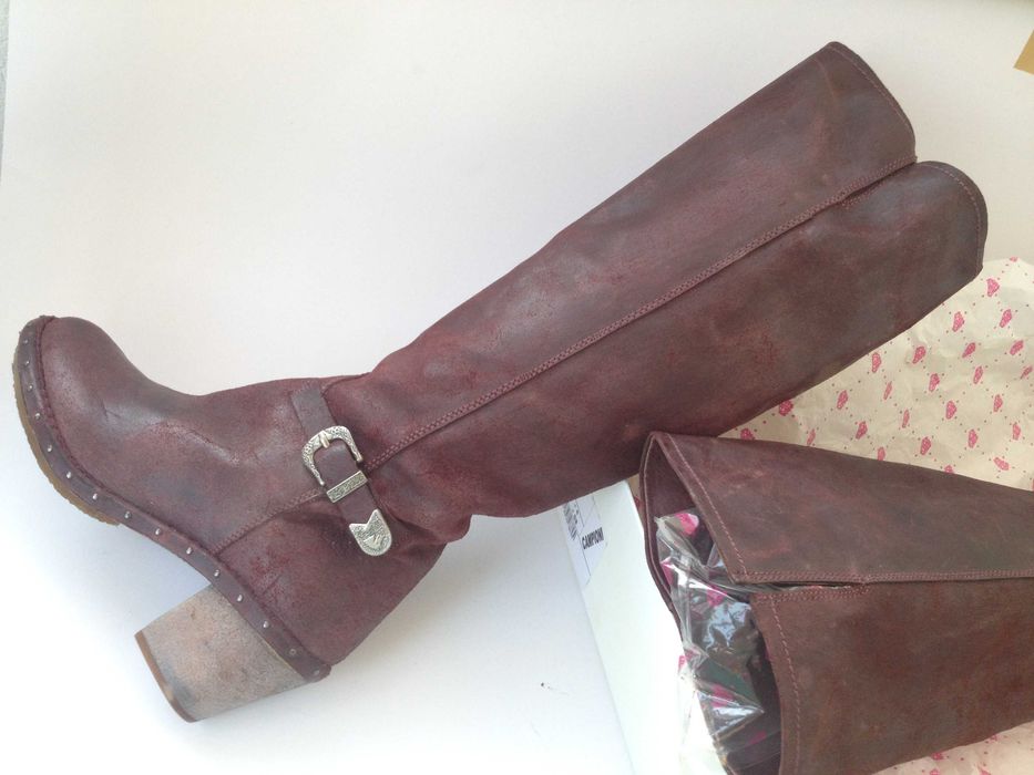 РАЗПРОДАЖБА! FORNARINA Оригинални Дамски Ботуши Естествена Кожа