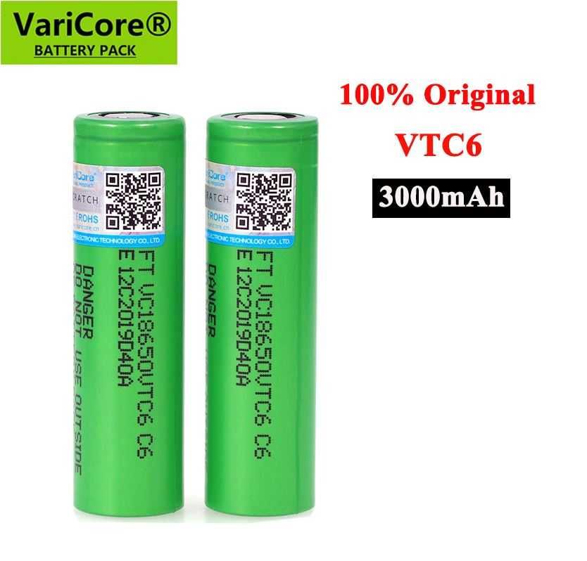 Li-Ion батерии 18650 HG2 с пластинки и VTC6 без пластинки 30A 3000mAh