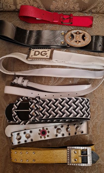 Ремни женские разные все вместе  500