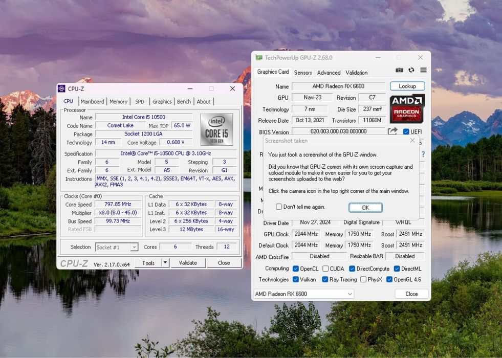 PC Gaming i5-10500 / AMD RX 6600 / 16GB RAM DDR4 / SSD 512GB / HDD 2TB