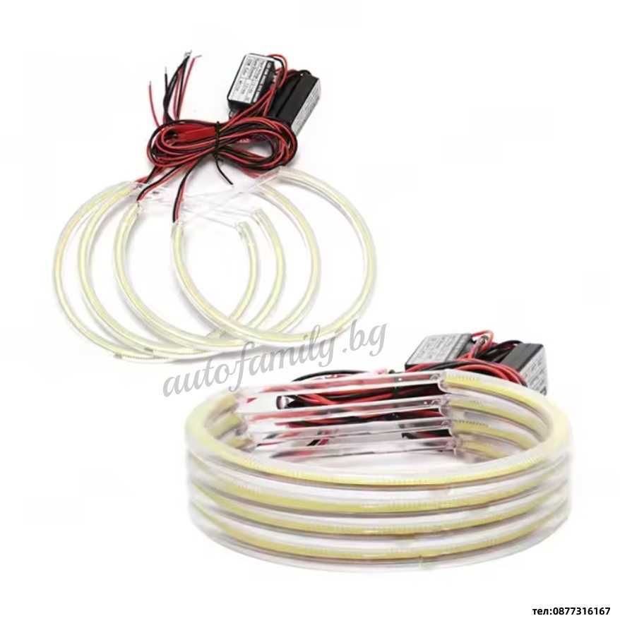 COB LED Ангелски Очи за BMW E36/E39/E38 131mm