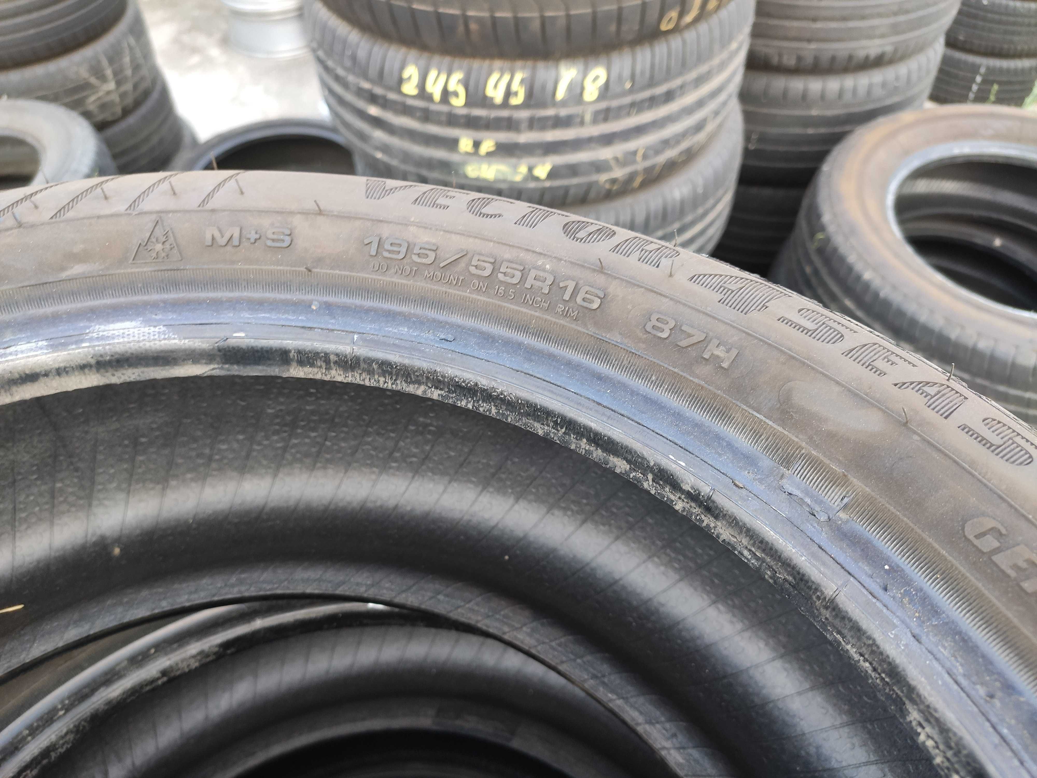 2бр Всесезонни гуми 195 55 16 - Goodyear