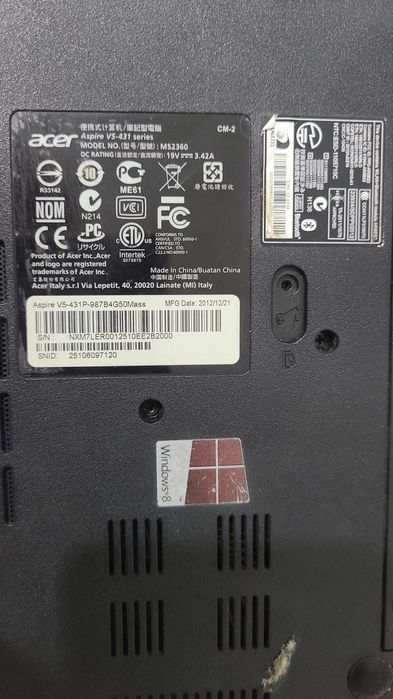 Ноутбук Acer Aspire V5 431