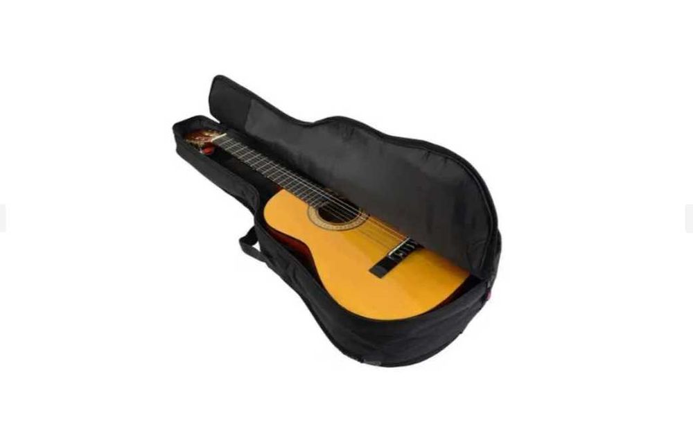 Chitara acustica din lemn 95 cm 4/4 albastru negru natur roz alb