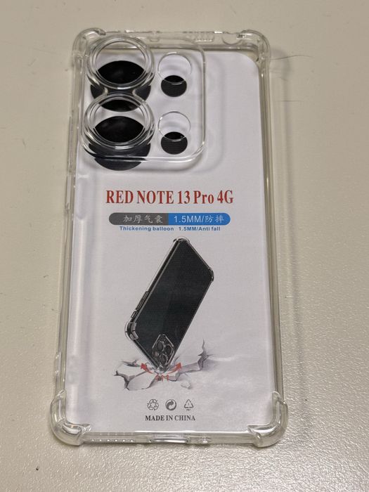 Прозрачен кейс за Redmi Note 13 Pro 4G